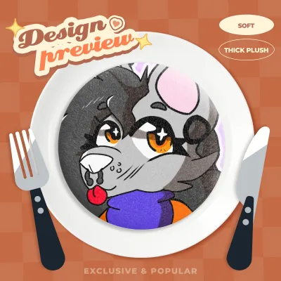 Scratch Chibi Plush Badges