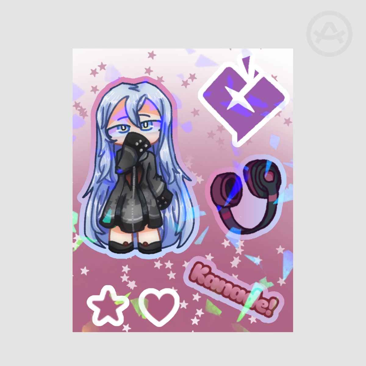 Kanade Yoisaki sticker sheet