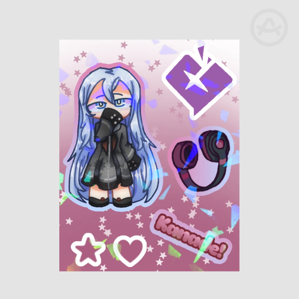 Kanade Yoisaki sticker sheet