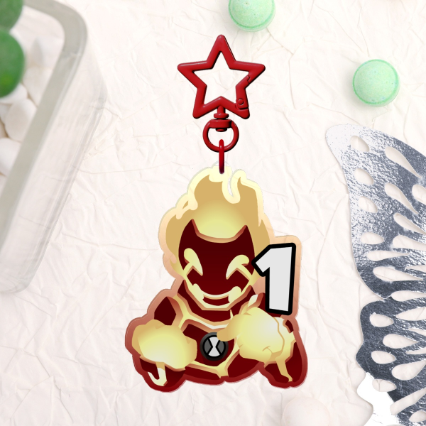Heatblast Keychain