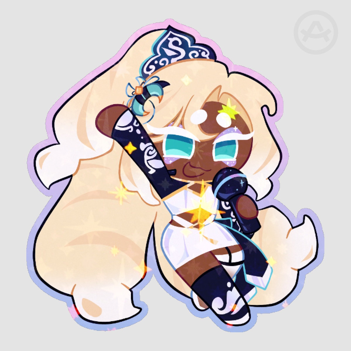 B!TES Mozzarella Cookie Sticker