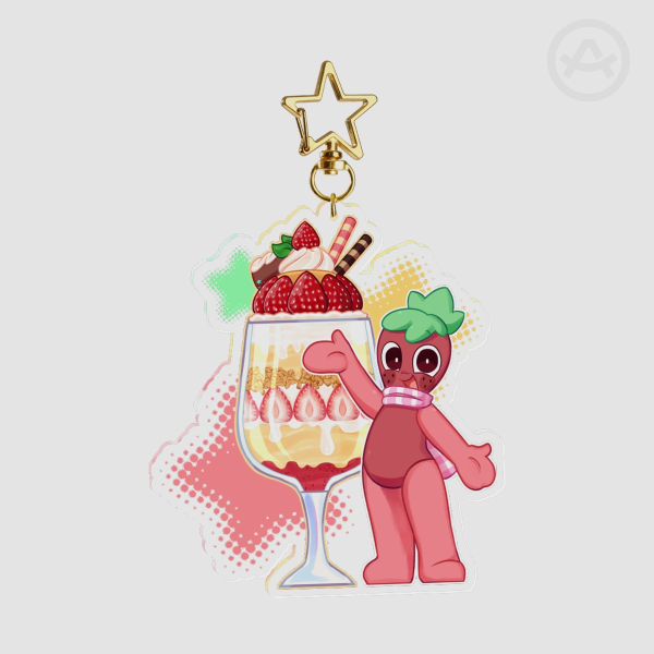Dandy's World Parfait Sprout Keychain