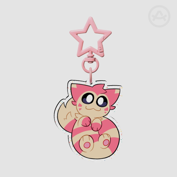 Shiny Furret Acrylic Keychain