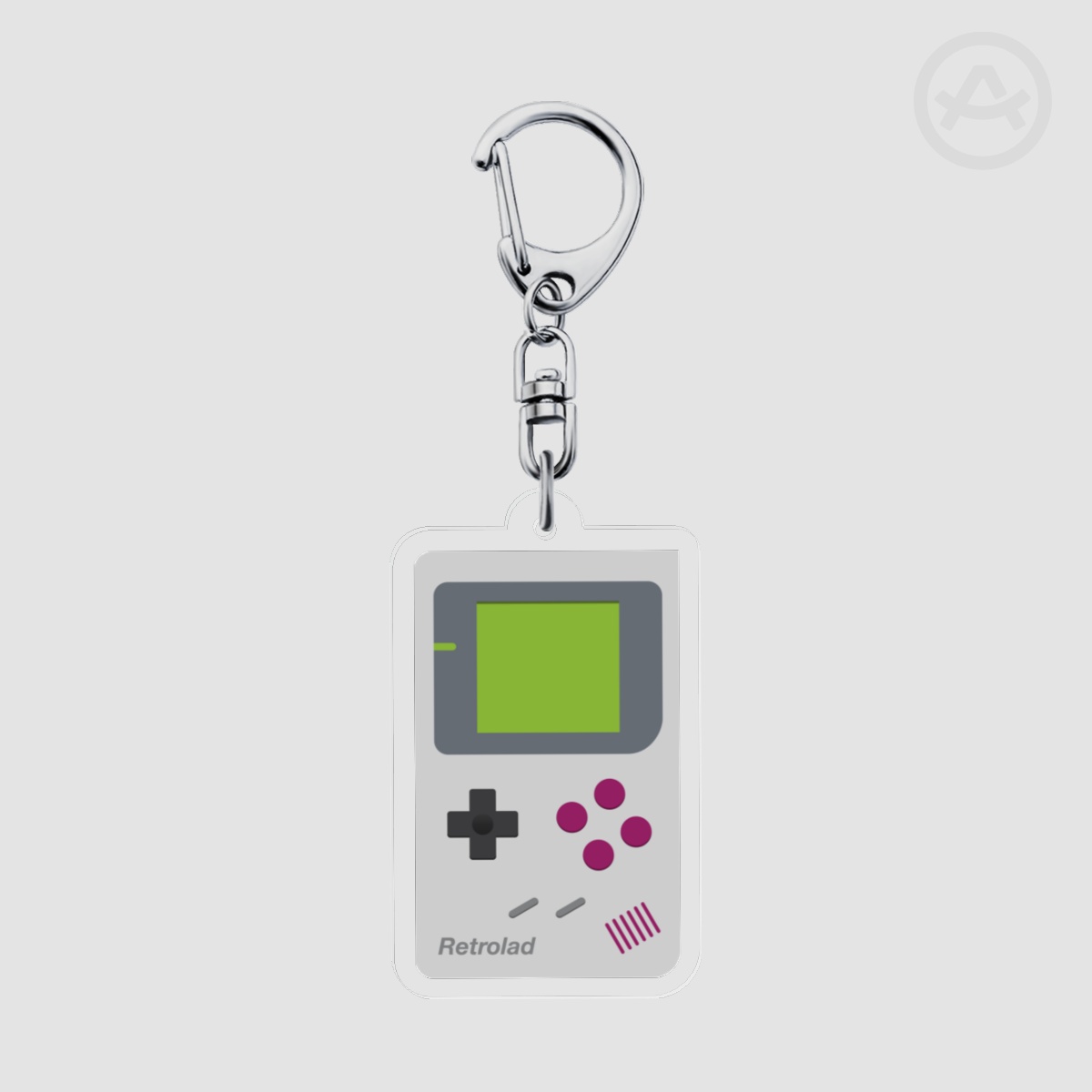 Artenine Originals - Retrolad White Keychain