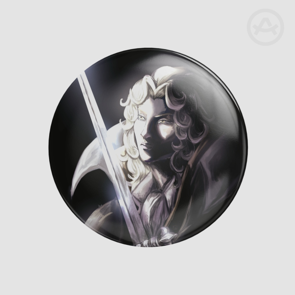 Alucard Round Badges (Button Pins)