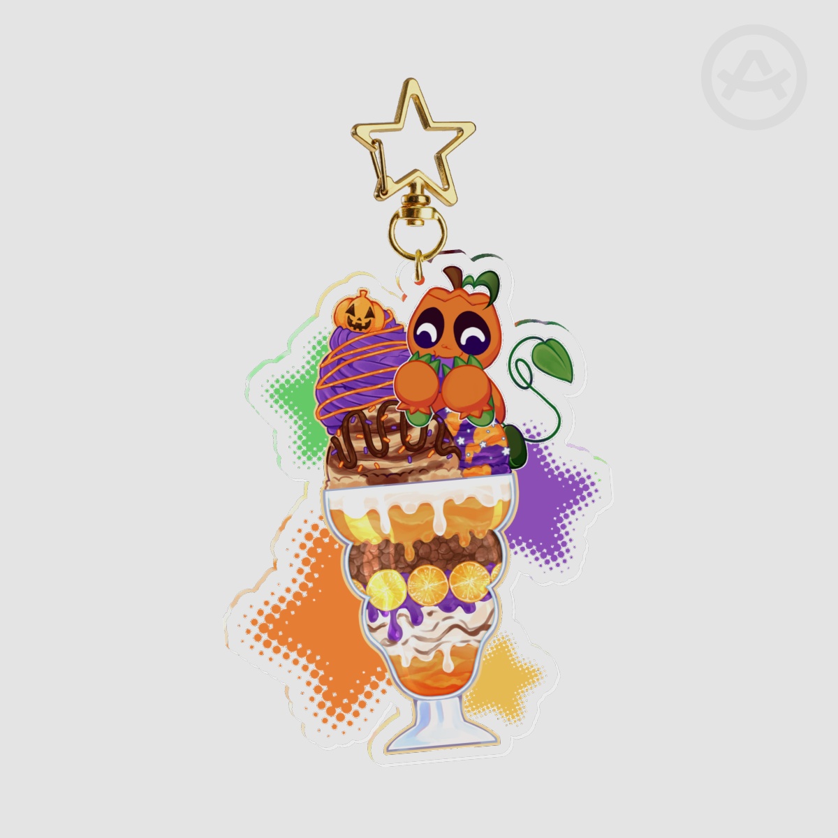 Dandy's World Parfait Gourdy Keychain