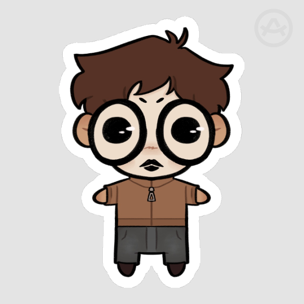 Masky Die Cut Sticker
