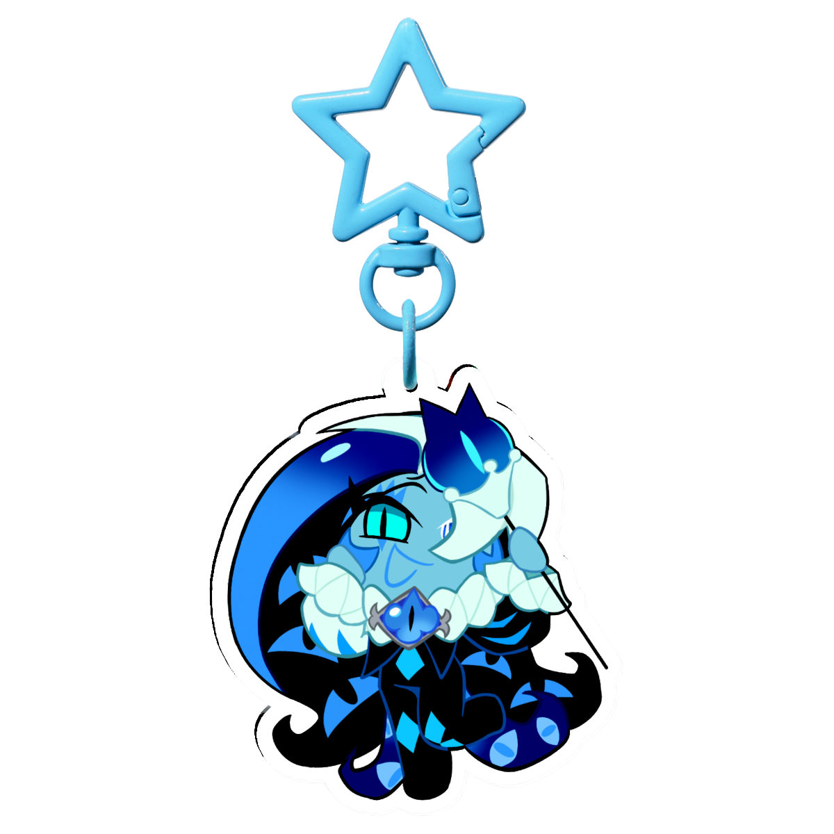 Shadow Milk Cookie Acrylic Keychain