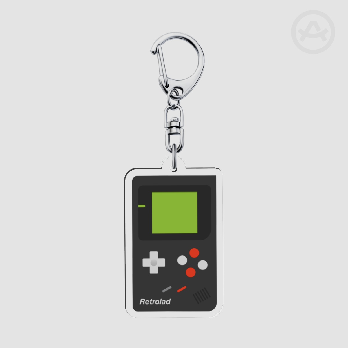 Artenine Originals - Retrolad Dark Grey Keychain