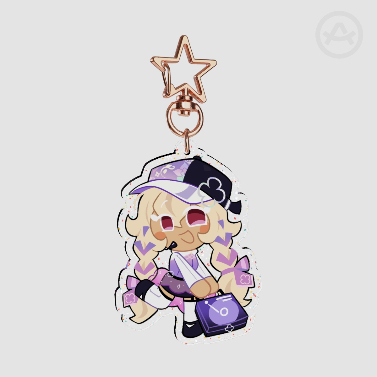 B!TES Caramel Choux Cookie Acrylic Keychain