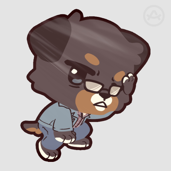 Will Graham Puppy Sticker