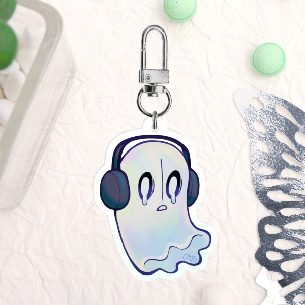 Napstablook Keychain