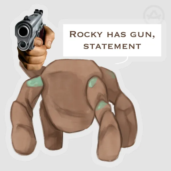 Rocky Has Gun