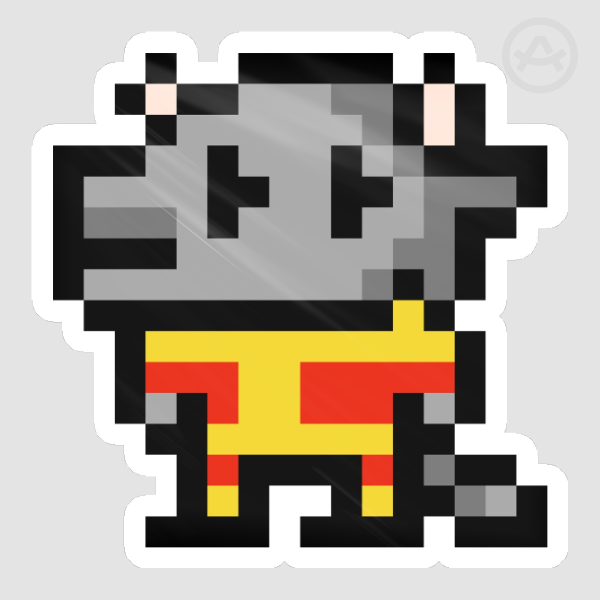 Artenine Originals - Chinese Zodiac CNY Ox Pixel Sprite Sticker