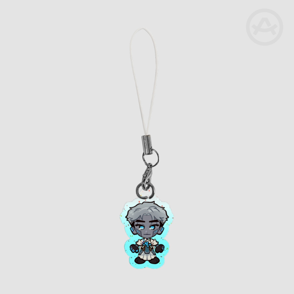 [NINJAGO] Zane Glitter Acrylic Phone Charm