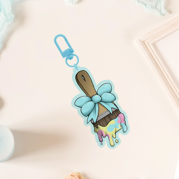 Neopets Baby Paintbrush Acrylic Charm