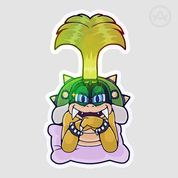 Rainbow Iggy Koopa Sticker
