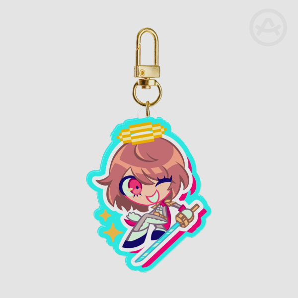 Goro Akechi (Crow) - full bleed acrylic keychain