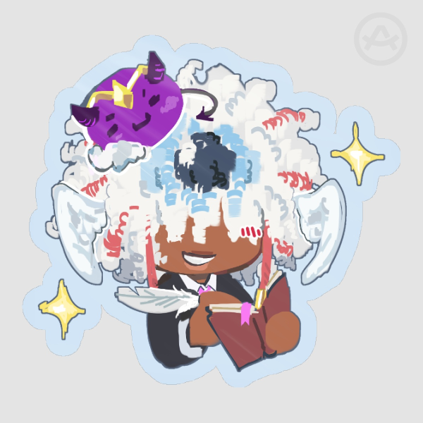 Eggchan Unstable Universe Die Cut Sticker