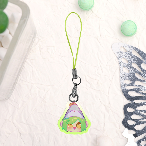 Coco Colored Edge Acrylic Phone Charm