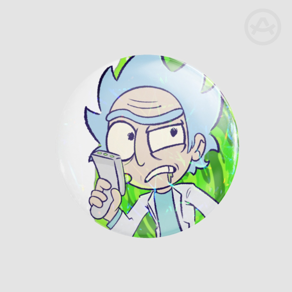 Rick and Morty - Rick Sanchez C-137 Round Badge