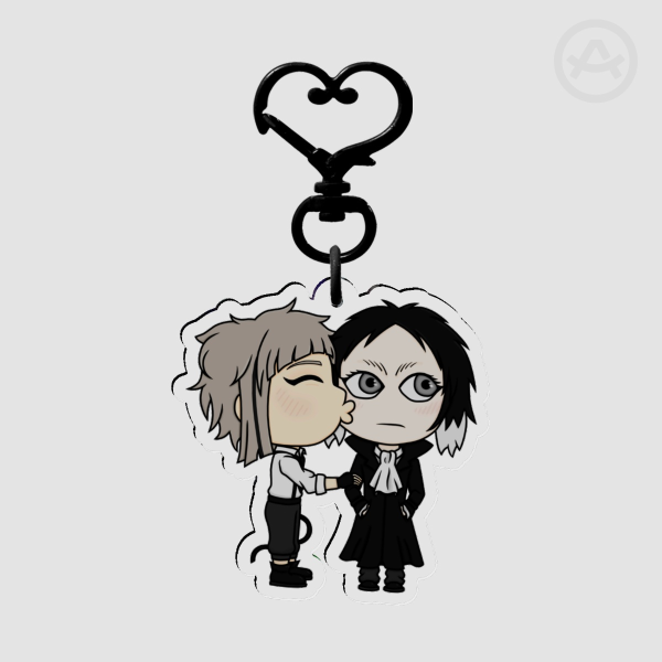 Chibi SSKK (AkuAtsu) Keychain