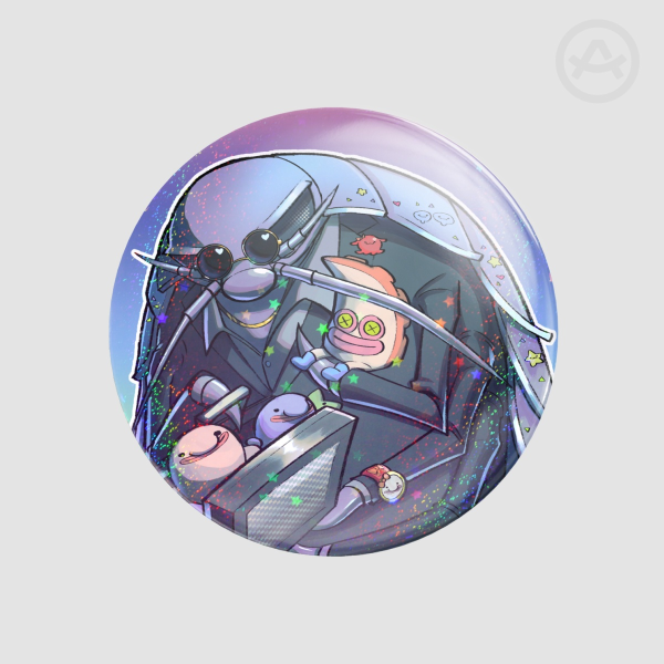Iso Padre Button Badge