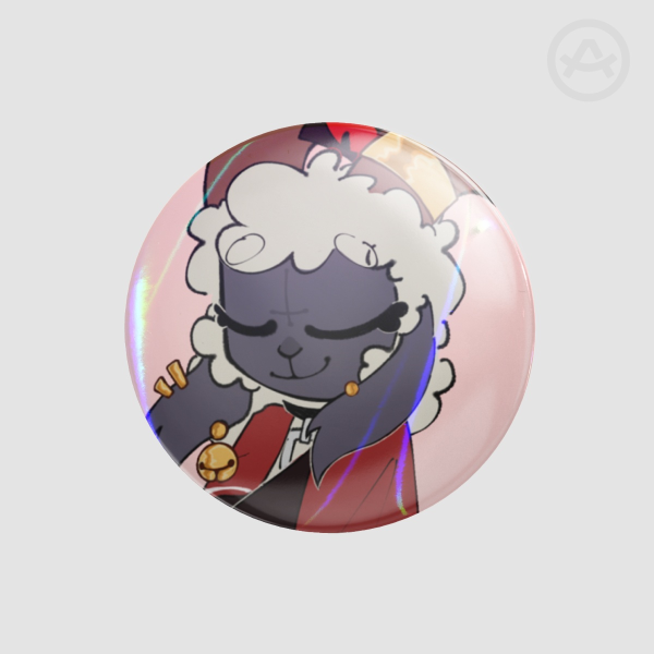 Cult of the lamb - lamb Round Badge
