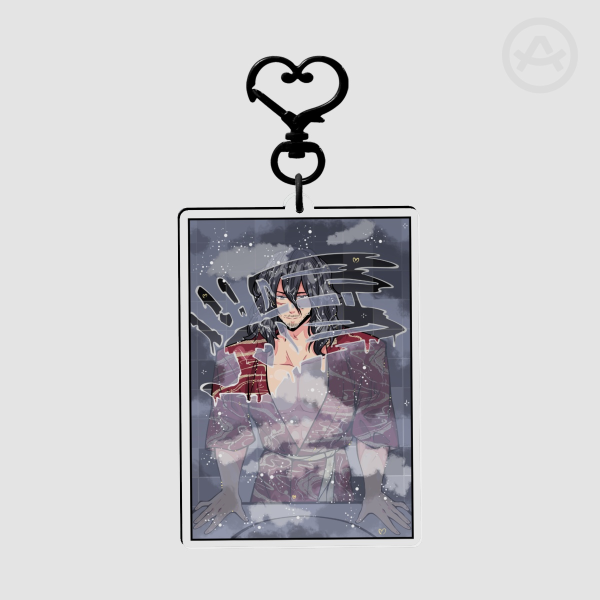 Glitter Acrylic Keychains