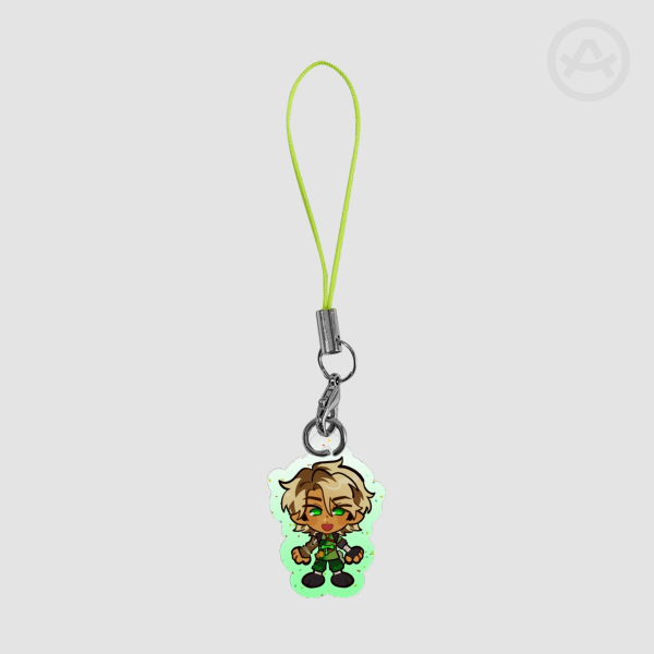 [NINJAGO] Lloyd Glitter Acrylic Phone Charm