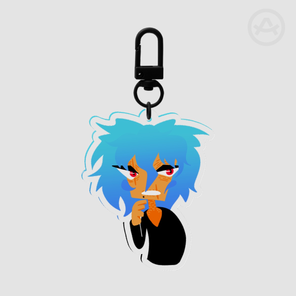 Stylized Shigaraki Tomura Keychain