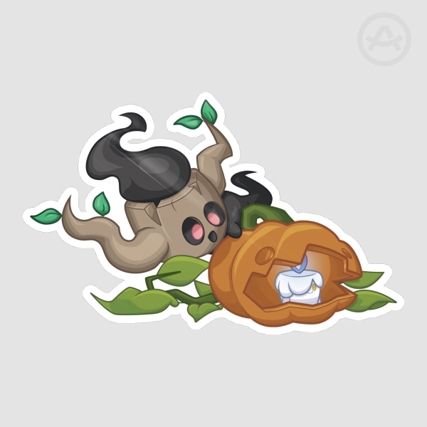 Phantump and Litwick Stickers