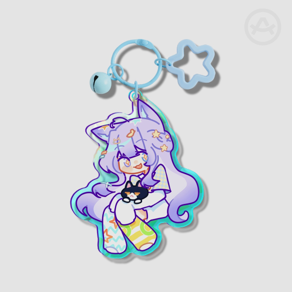 [OC] PazteL Keychain! - Broken Glass Acrylic