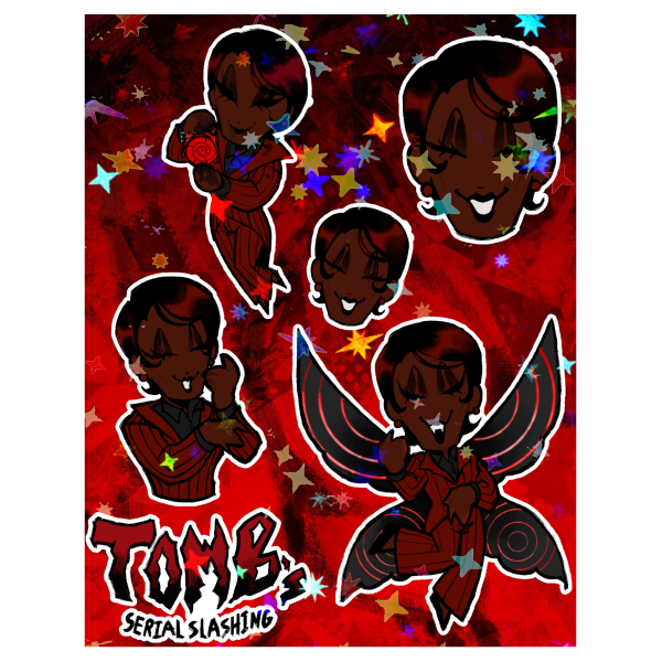 MISS LADY STICKER SHEET