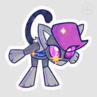 Tawny Die Cut Sticker