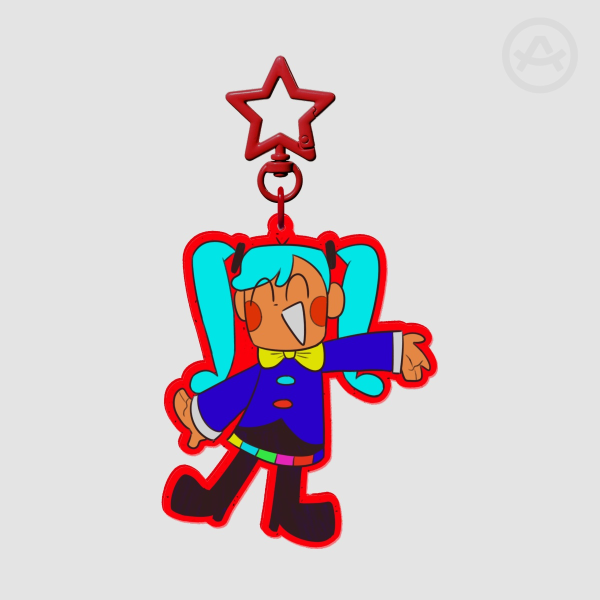 [Vocaloid] Static Miku Keychain