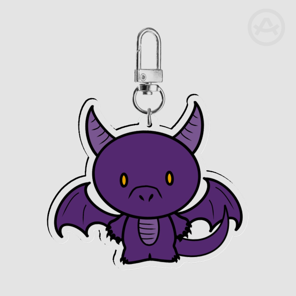 Adorable Purple Dragon