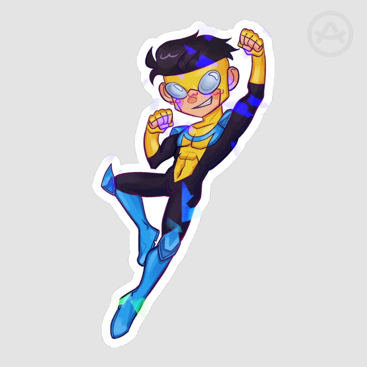 Invincible Holographic Stickers