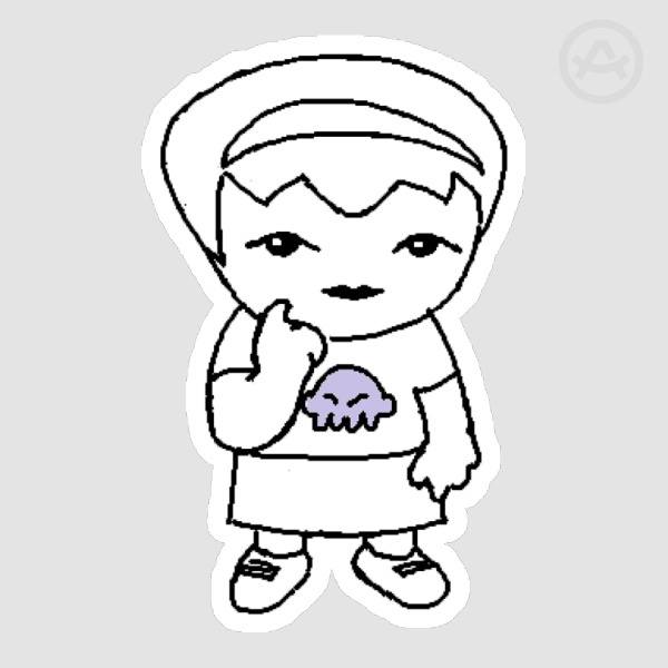 Rose Lalonde MS Paint Sticker