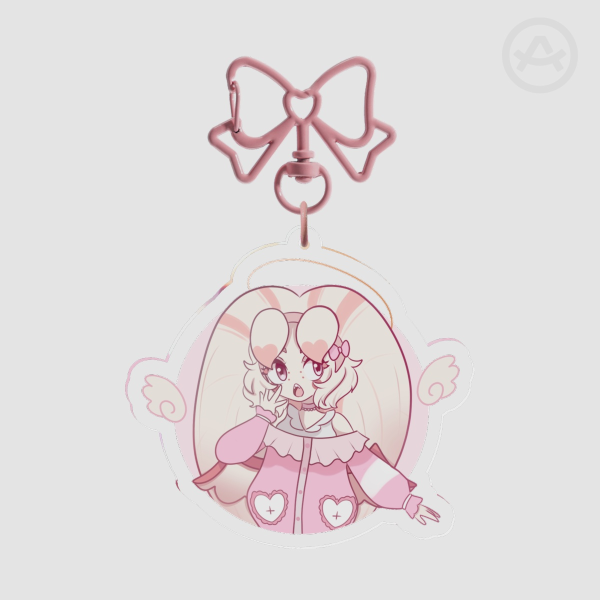 Molly Tenshi Kawaii Keychain Hazbin Hotel