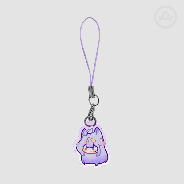 [OC] PazteL keychain/phone charm! - Glitter Acrylic