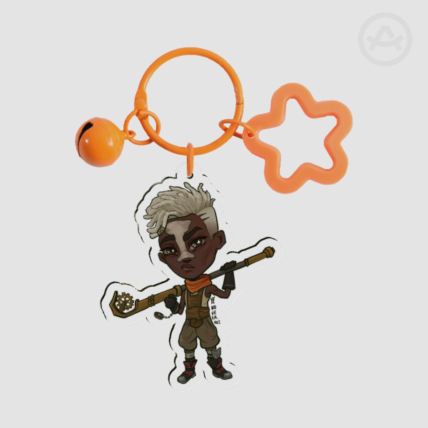 Ekko from Arcane - Clear Acrylic Keychain