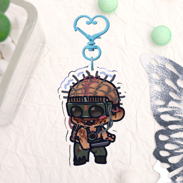 Night Hunter Acrylic Keychain