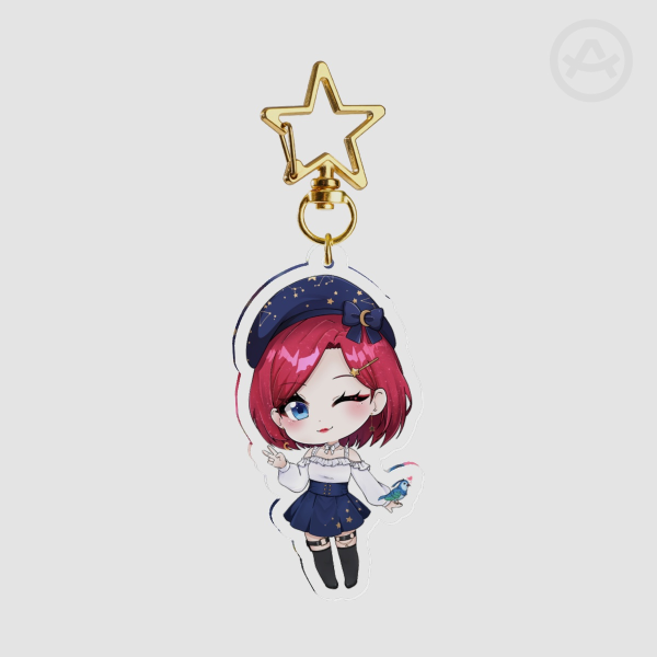 Cosmic Messenger Chibi Acrylic Keychain