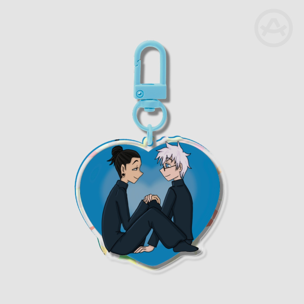 SatoSugu Heart Keychain