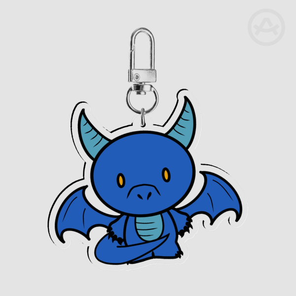 Adorable Blue Dragon