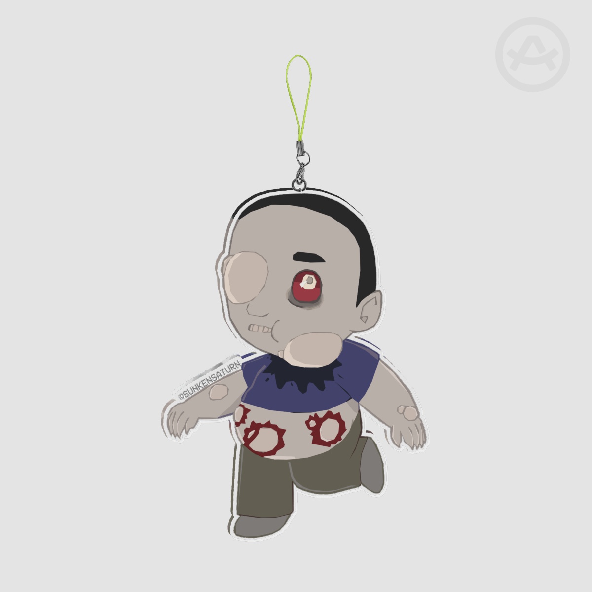 L4D2 Boomer Chibi Large Keychain