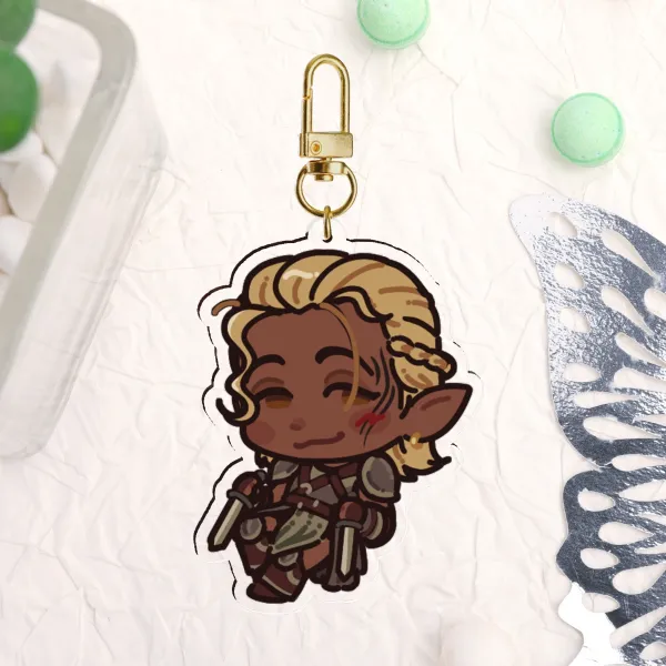 Zevran Arainai Acrylic Keychain