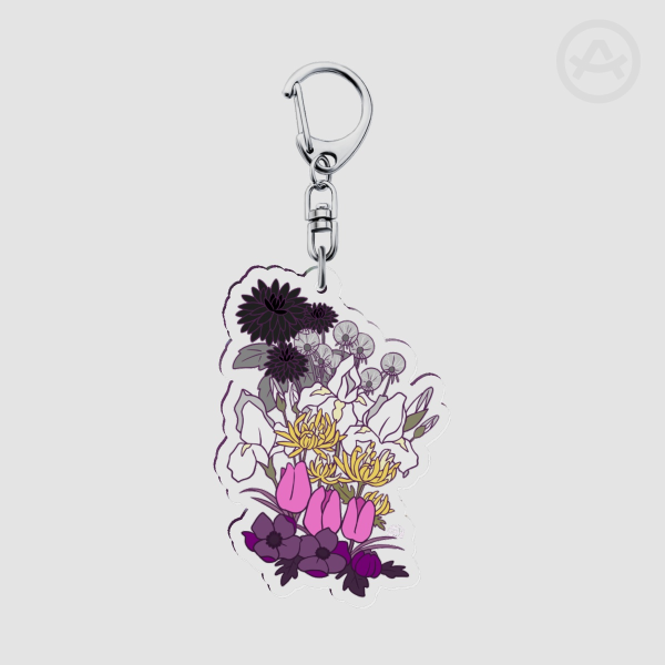 Ace Bouquet (2026 flag) Keychain