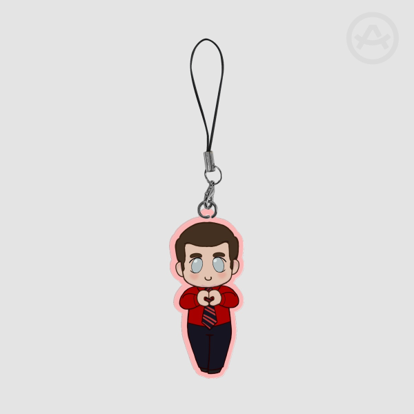 Red Heart Hands Ianto Jones (2) - 7cm Colored Edge Acrylic Keychain